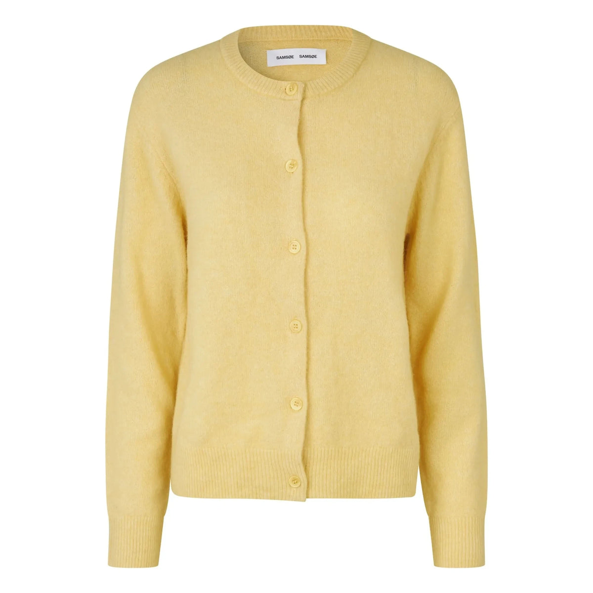 Samsoe Samsoe - Nor Laine Cardigan | Straw Yellow