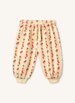 Flöss - Sia Floral Print Jogger Pants | Beige