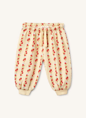 Flöss - Sia Floral Print Jogger Pants | Beige