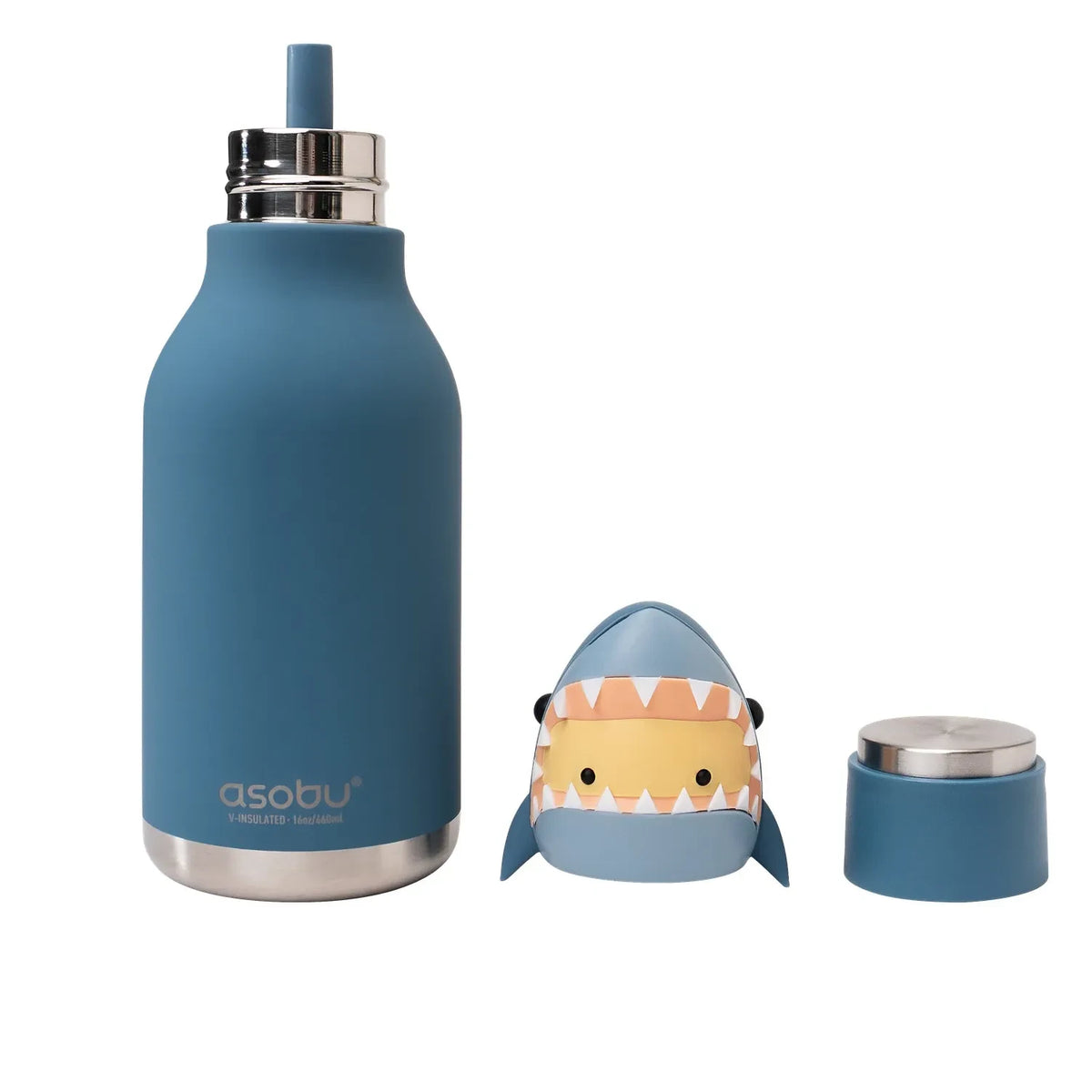 Asobu - Shark Stainless Steel Water Bottle | Blue