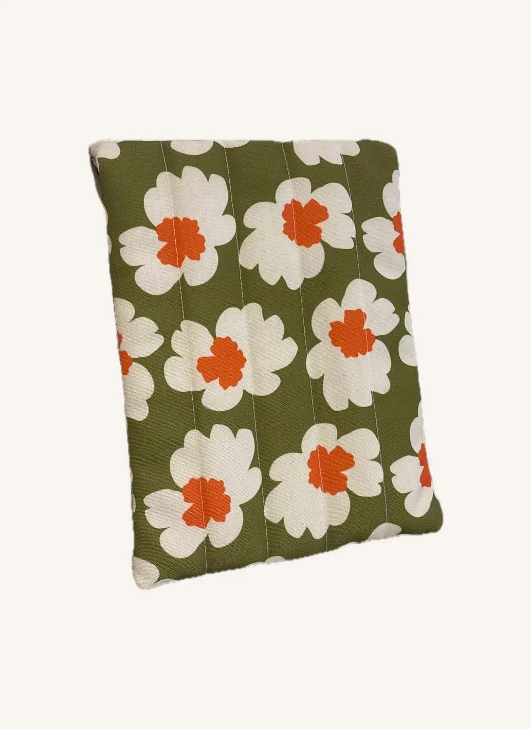 Mini Kyomo - Hibiscus Laptop Case - Mini Kyomo x Taxi Brousse | Blue