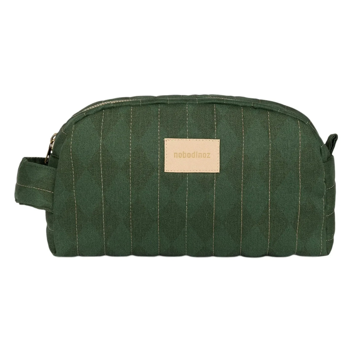 Nobodinoz - Hyde Park Diamonds Makeup Bag | Green