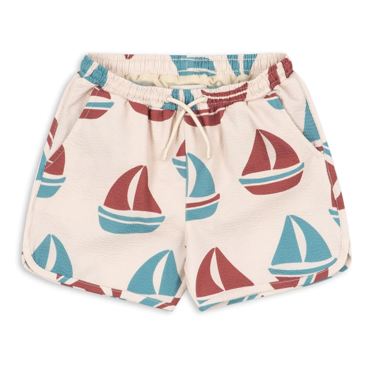 Konges Sløjd - Asnou Bateaux Recycled Fibre Swim Shorts | Ecru