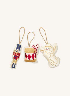 Cam Cam - Nutcracker Christmas Ornaments - Set of 3