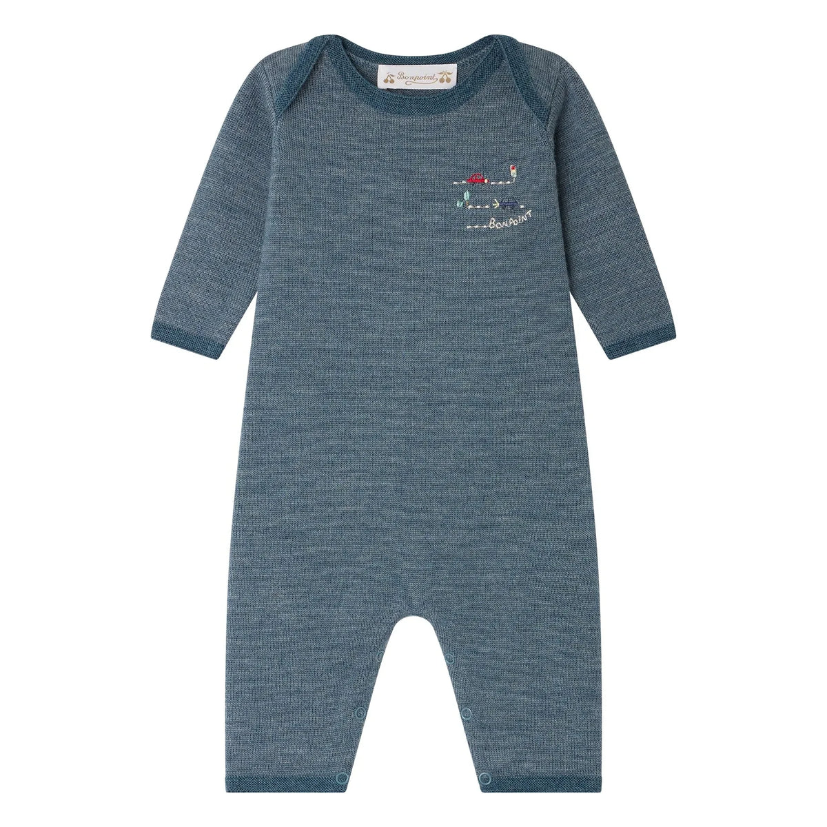 Bonpoint - Cielo Wool Jumpsuit | Navy Blue