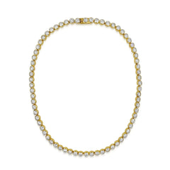 Daphine - Chris Tennis Necklace | Gold