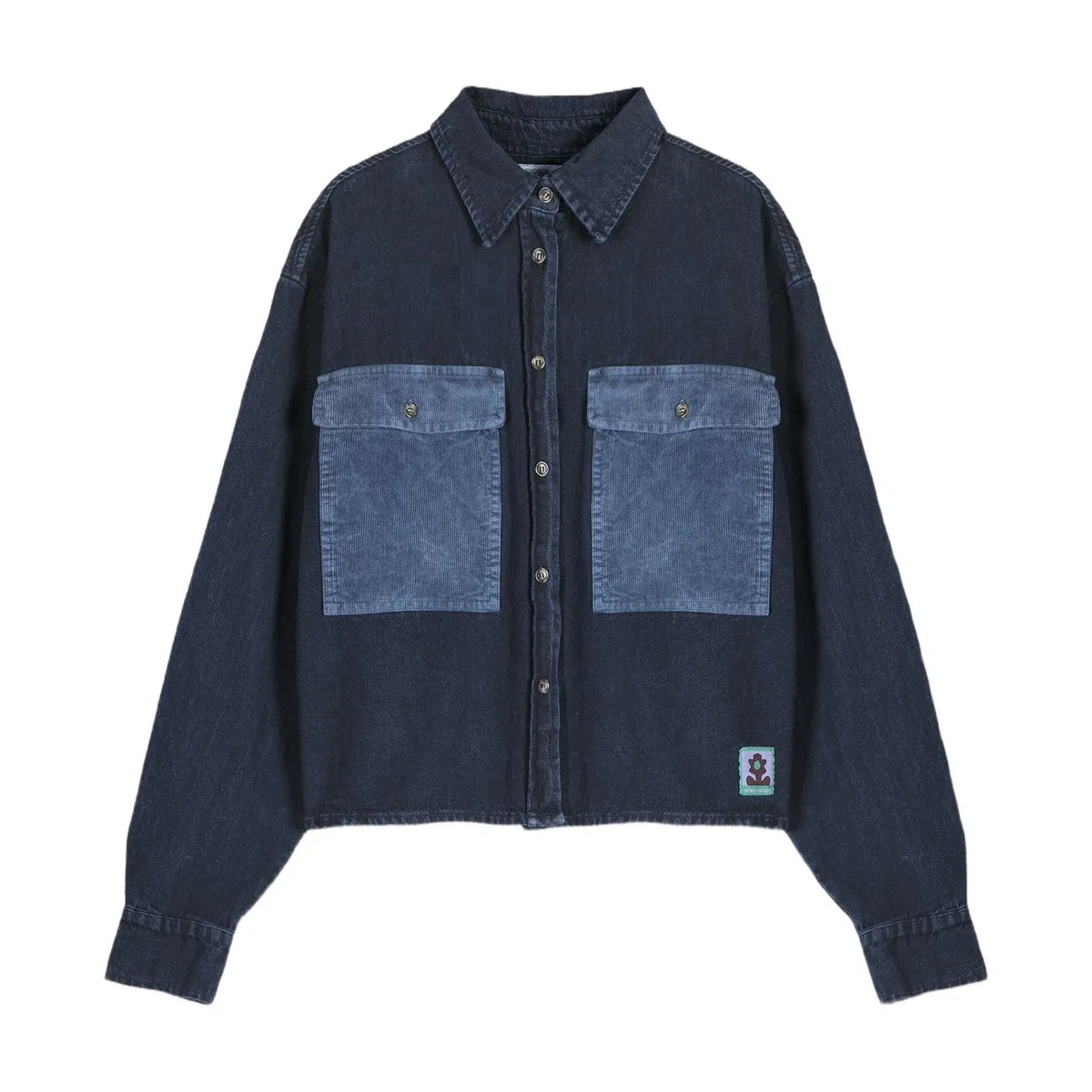 Bobo Choses - Denim Cotton Shirt | Navy