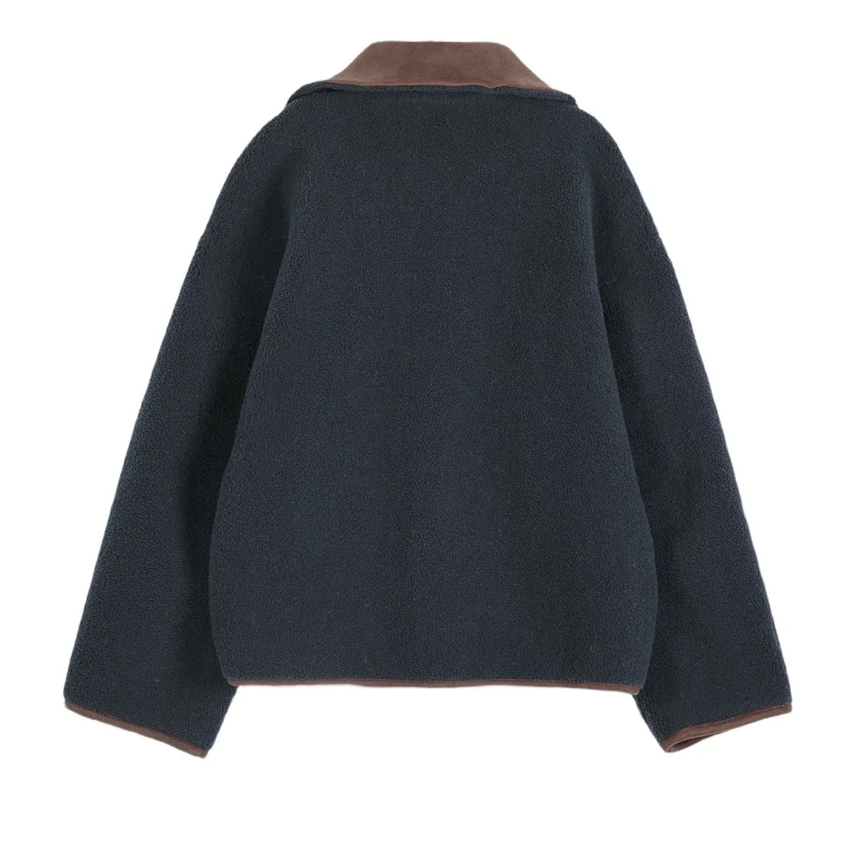 Bobo Choses - Soft Sherpa Reversible Jacket | Dark Brown