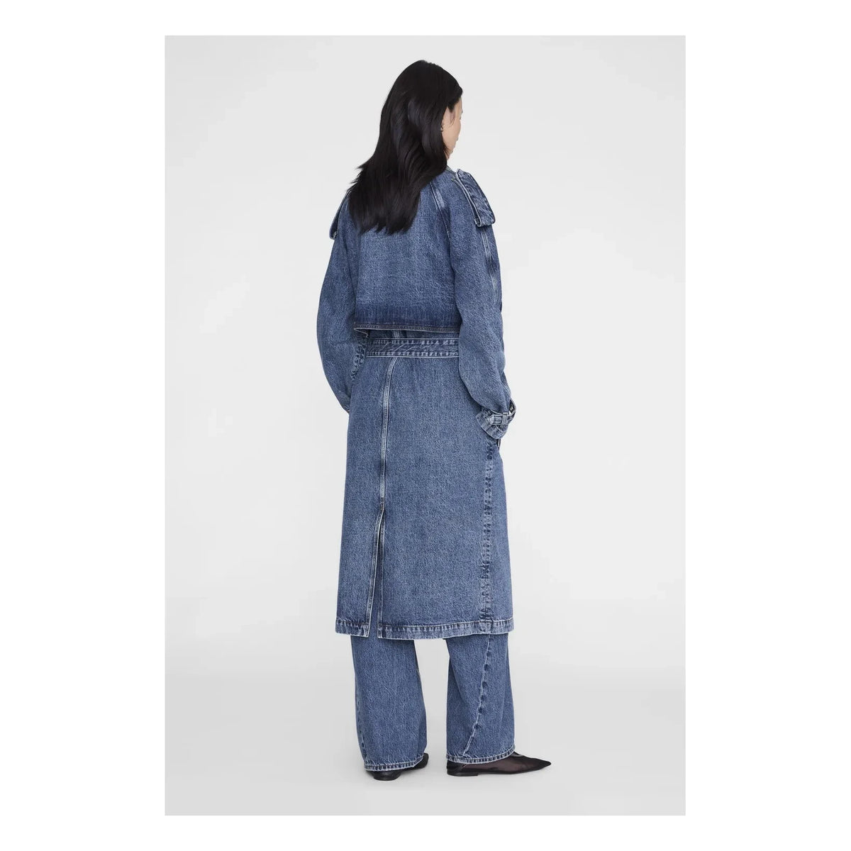 Anine Bing - Denim Trench Rickie | Blue