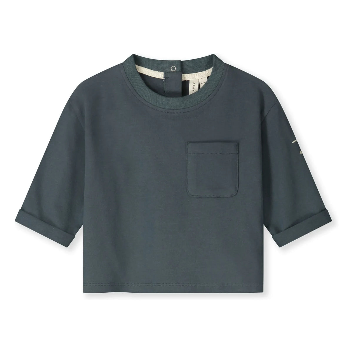 Gray Label - Organic Cotton T-Shirt | Gray Blue