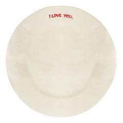 Anna + Nina - I Love You Plate | Cream