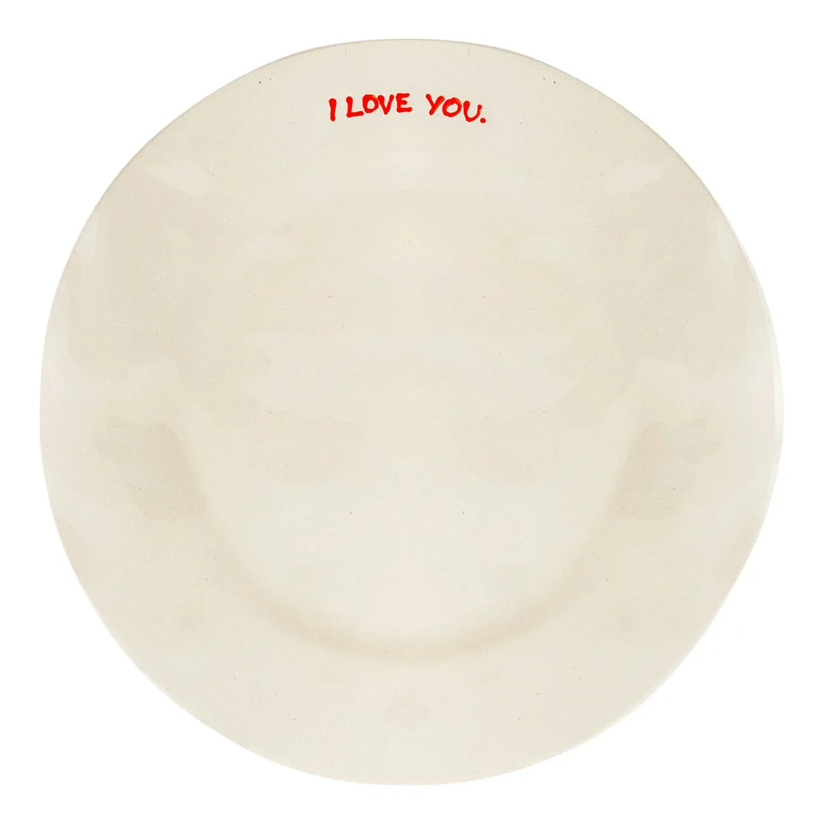 Anna + Nina - I Love You Plate | Cream