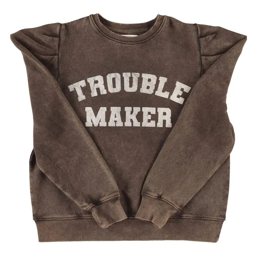 Sisters Department - Matilda organic cotton sweatshirt | Brown