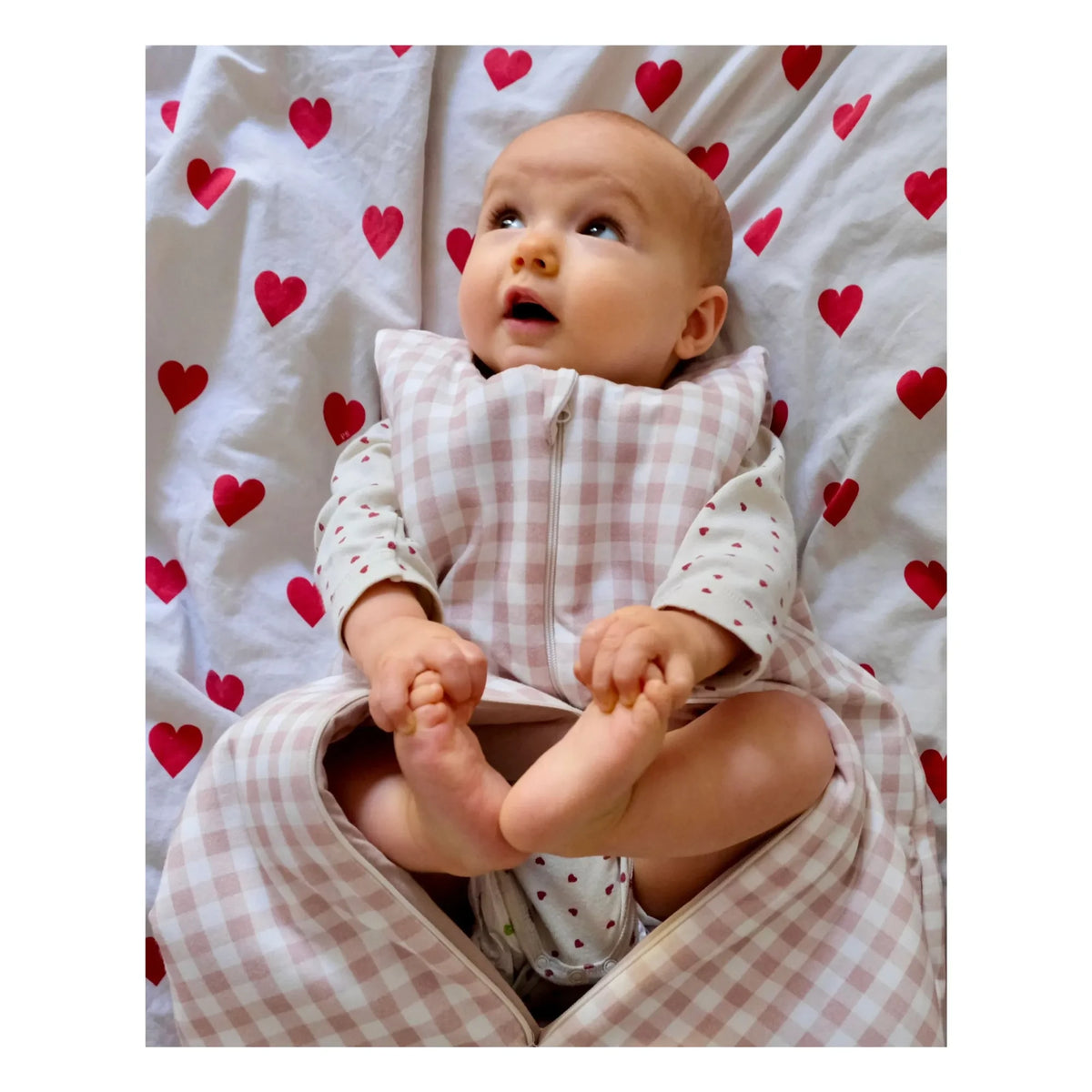 Tante Reine - Organic cotton sleeping bag | White