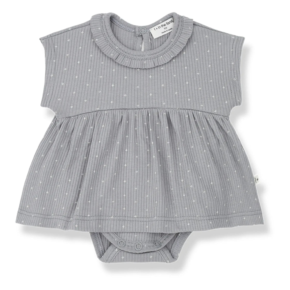 1+ in the family - Gina Fitted Dress | Gray Galet