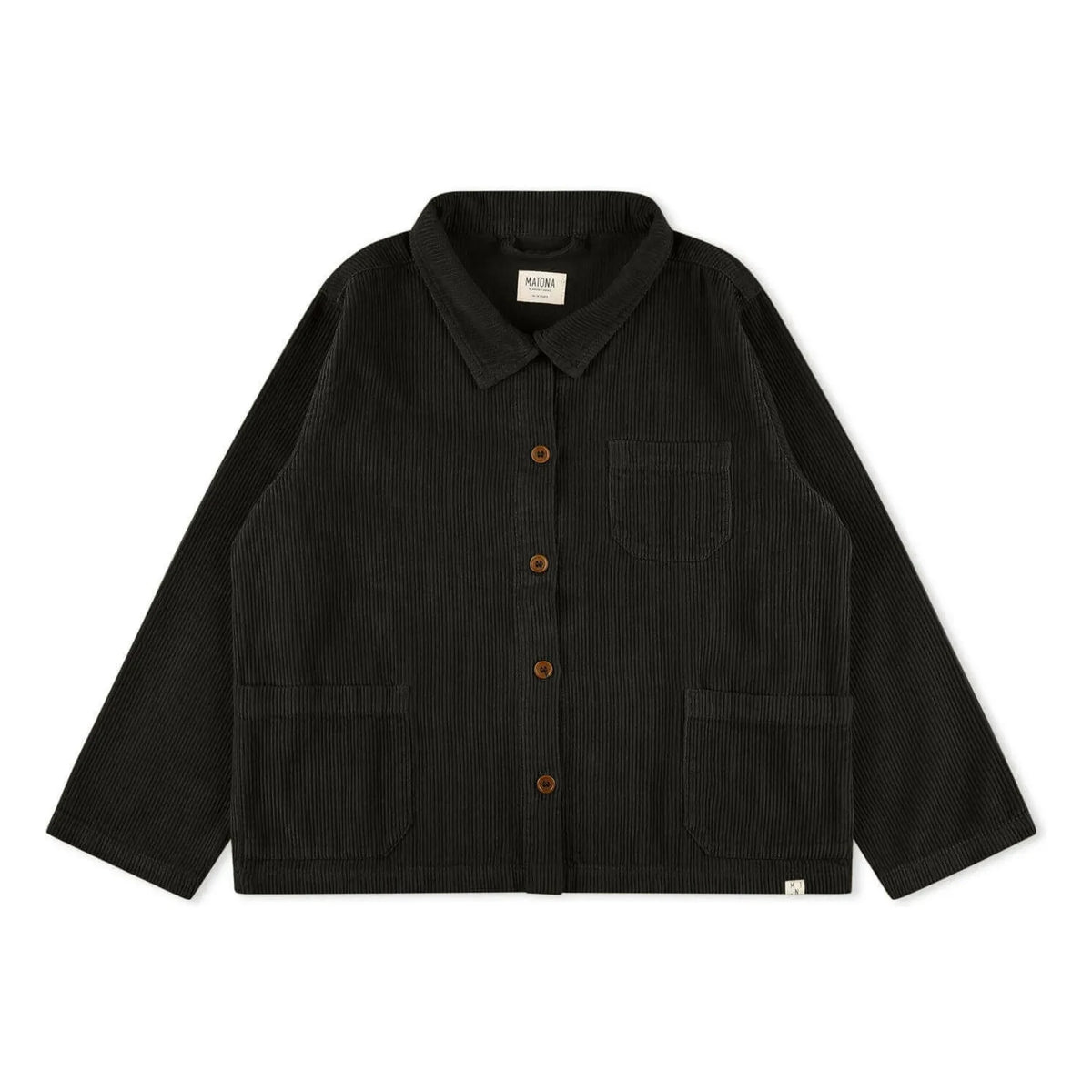Matona - Organic Cotton Corduroy Jacket | Black