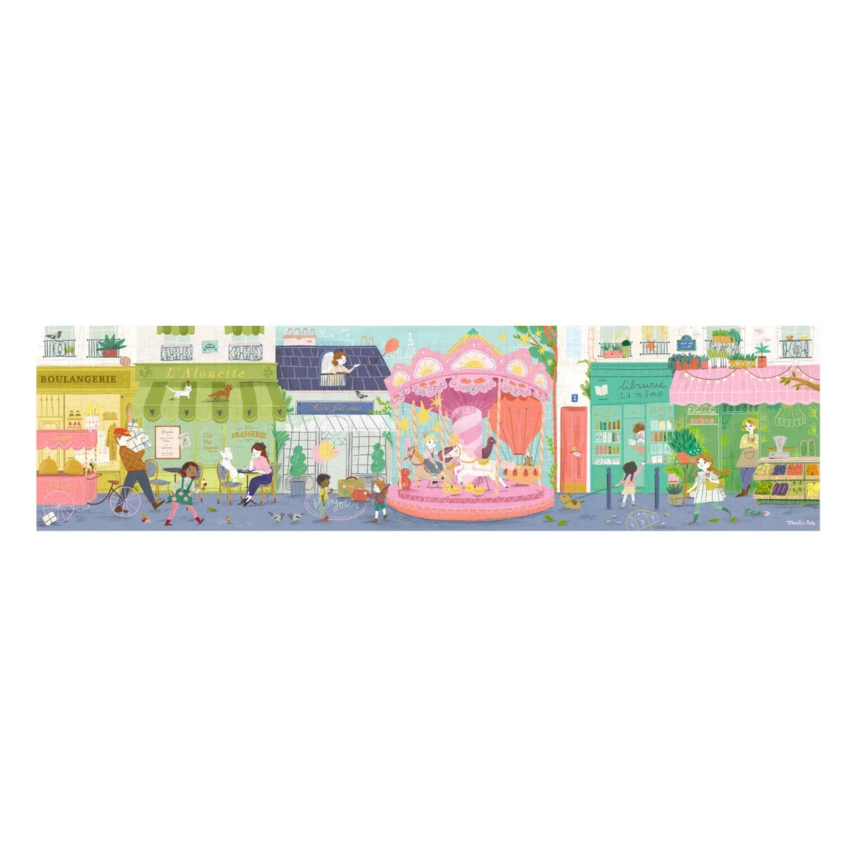 Moulin Roty - "10 Rue des Lilas" Puzzle - Les Parisiennes