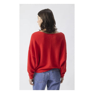 American Vintage - Damsville Wool Sweater | Red