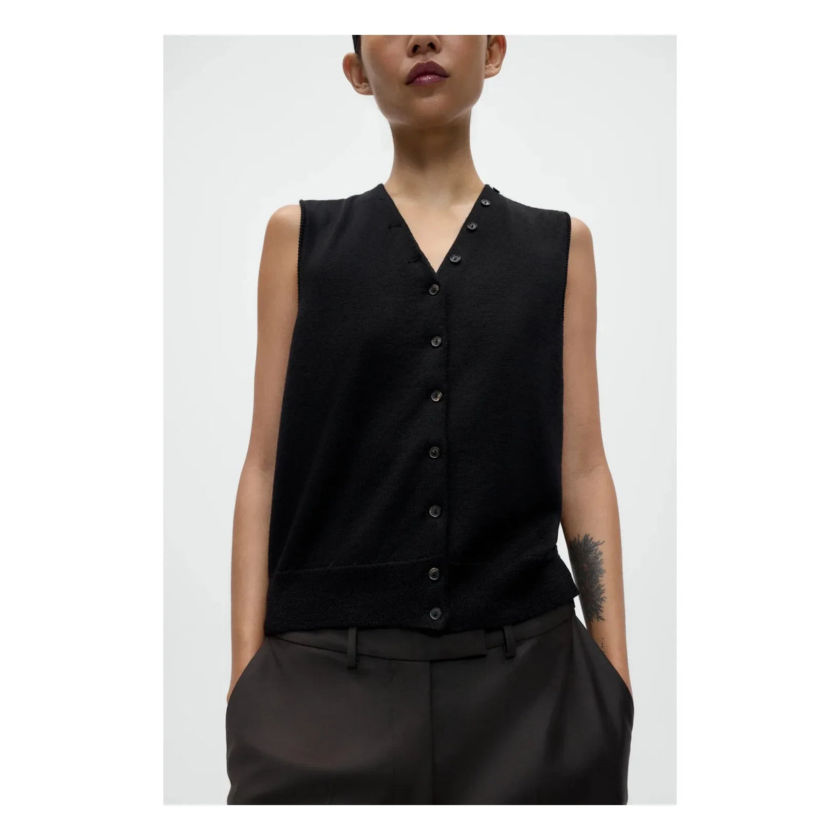 Cordera - Merino Wool Cardigan | Black