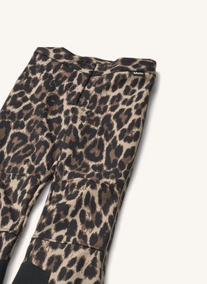 Molo - Harlie Leopard Ski Pants | Brown