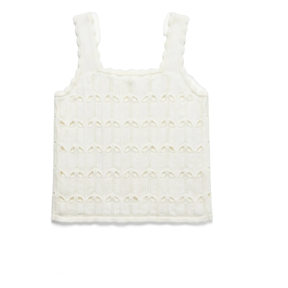 Zimmermann - Openwork Mesh Top | White