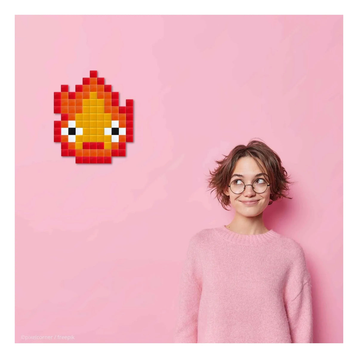 Pixel Corner - Pixel Art Set - Sparky | Orange
