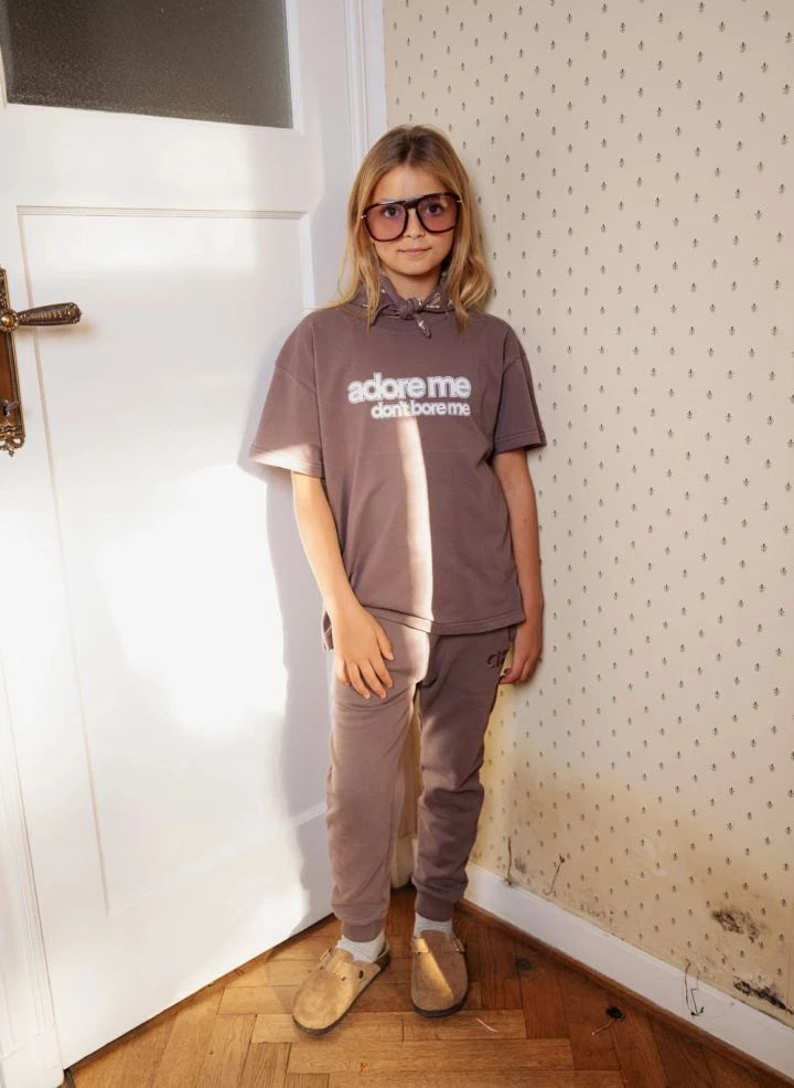 Cos I Said So - Organic Cotton Logo Jogger | Dark Beige