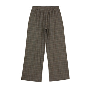Smallable Woman - Quinn Prince of Wales Wool Jogger | Brown
