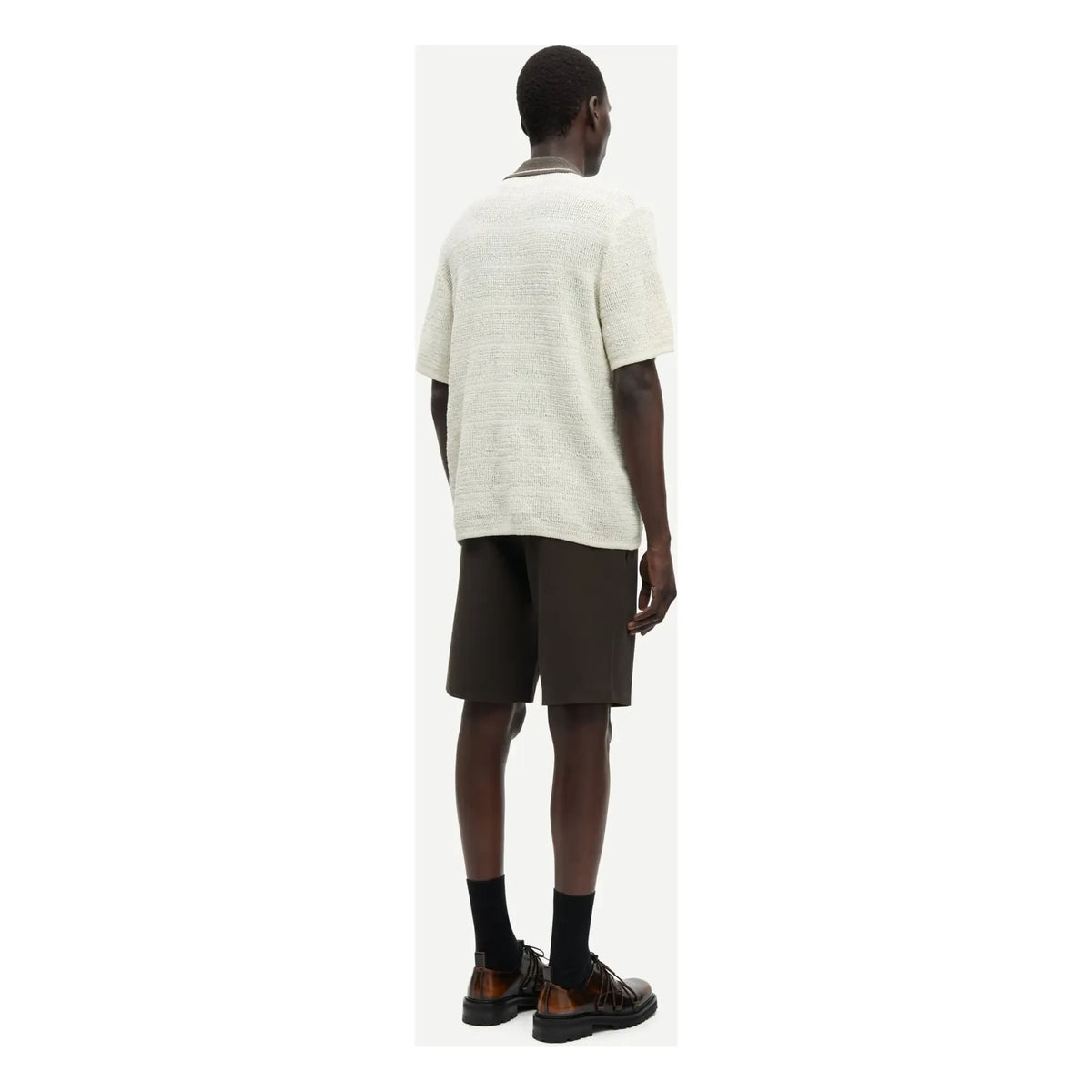 Samsoe Samsoe - Sapercy Short Sleeve Knit Shirt | White