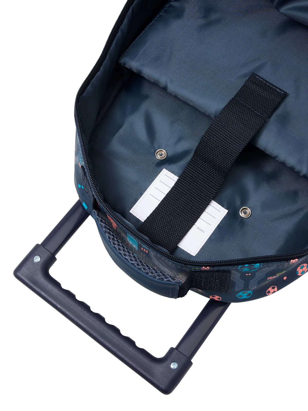 Smiggle - Power Play Light-Up Wheeled Trolley Backpack