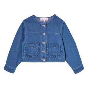 Tutu du Monde - Heartstring Denim Jacket | Blue