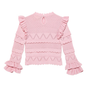 Tutu du Monde - Forget Me Not Thin Knit Sweater | Dusty Pink