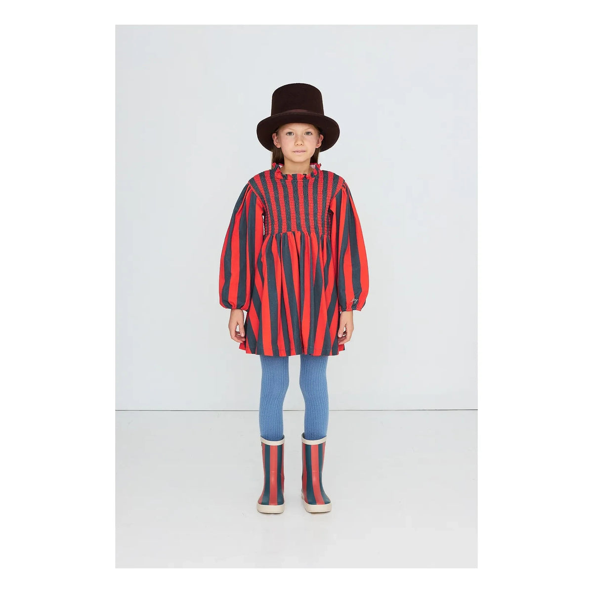 Tinycottons - Striped Dress | Red