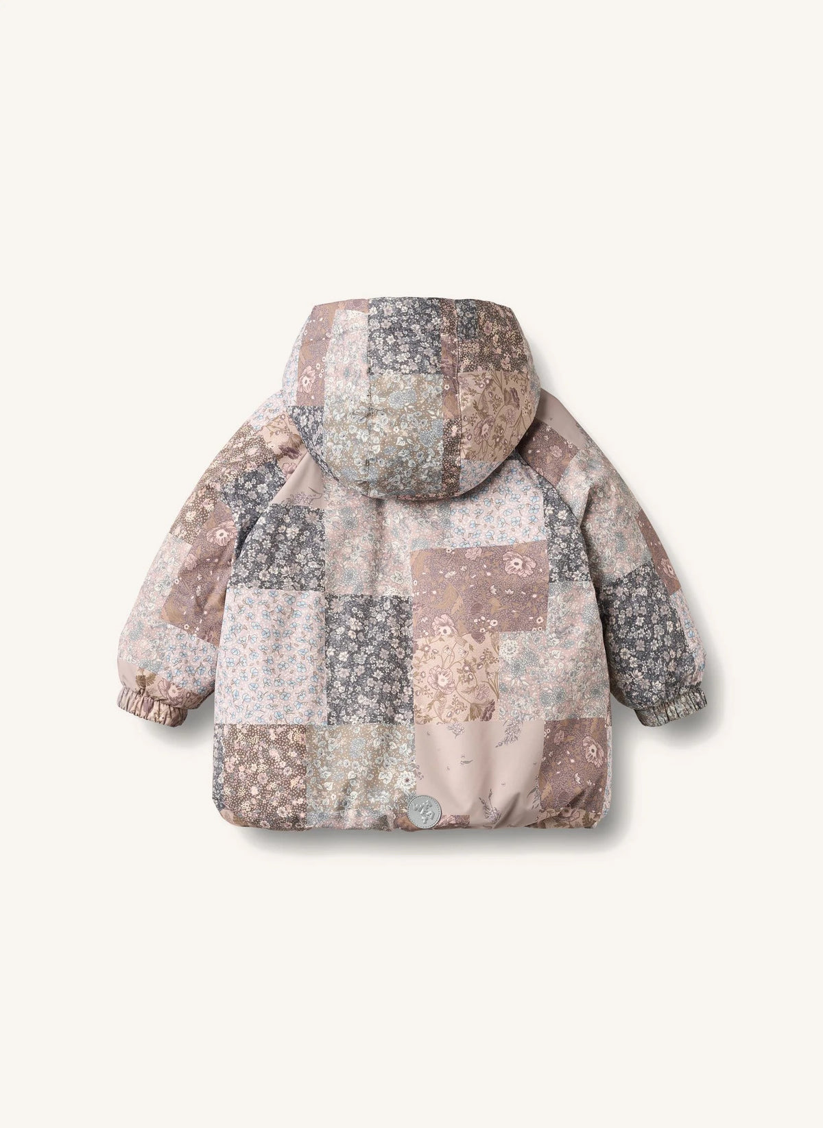 Wheat - Billo Flower-Print Padded Puffer Coat Made from Recycled Fibers | Pink