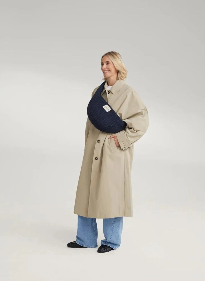 Studio Noos - Flannel shoulder bag | Navy