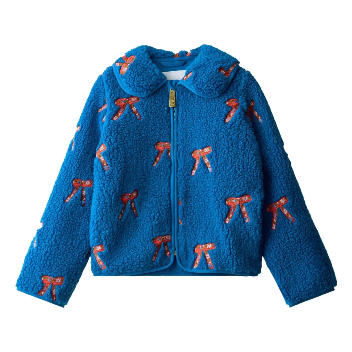 Molo - Unna Knotted Collar Jacket | Electric Blue
