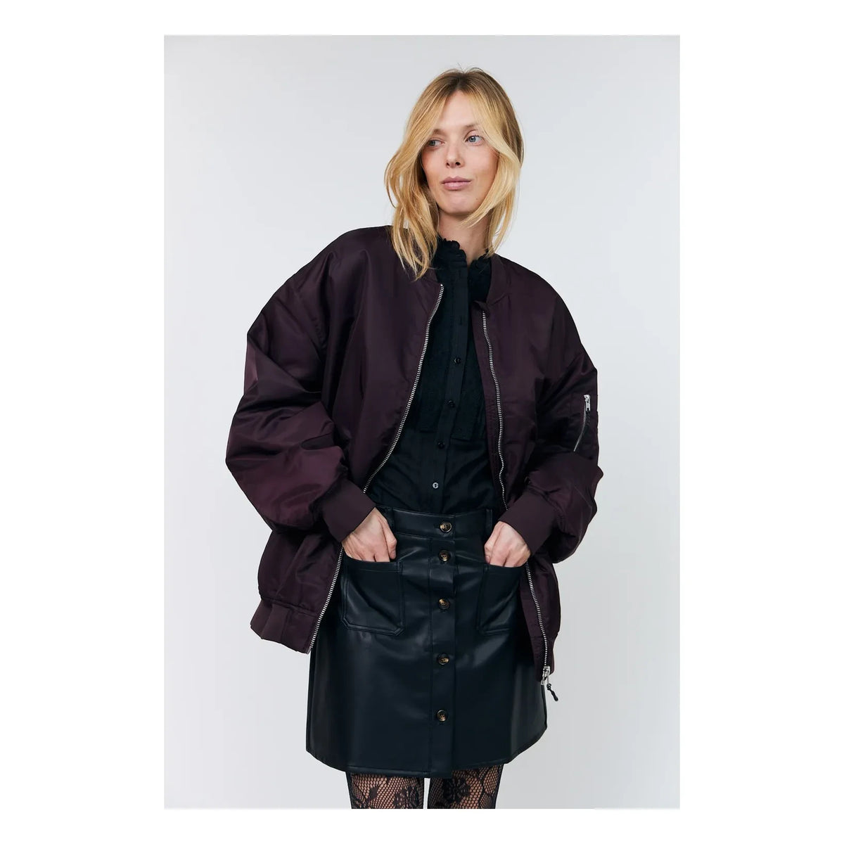 Lollys Laundry - Bomber Lilac | Bordeaux
