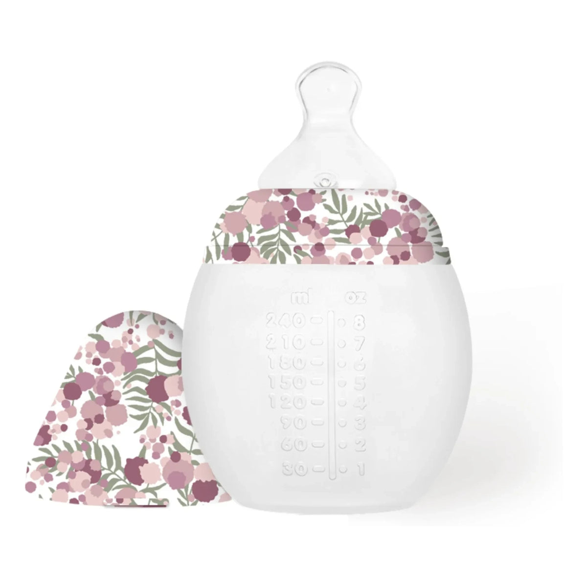 Elhée - Mimosa Field Medical Silicone Baby Bottle and Physiological Pacifier - Elhée x Liberty | Pink