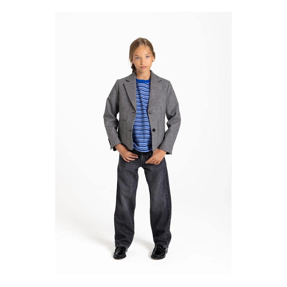 Finger in the nose - Welly Houndstooth Jacket | Black