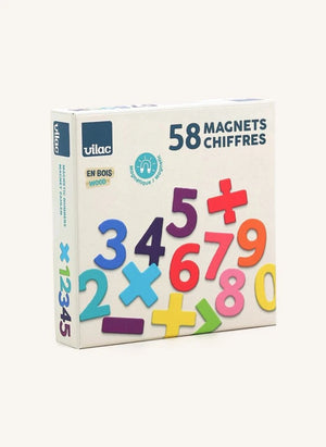 Vilac - Number Magnets - 58 pieces