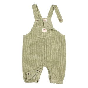 Búho - Velvet Pocket Overalls | Light Green