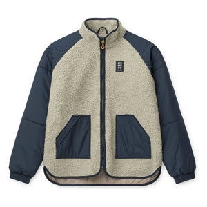 Liewood - Runa Recycled Fiber Sherpa Jacket - Women's Collection | Navy