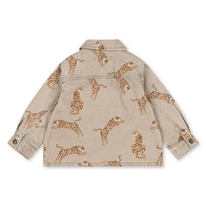 Konges Sløjd - Magot Tigers Organic Cotton Denim Shirt | Beige
