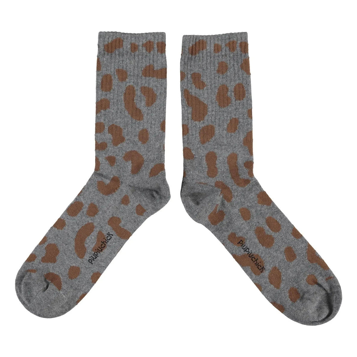 Piupiuchick - Leopard Socks | Gray