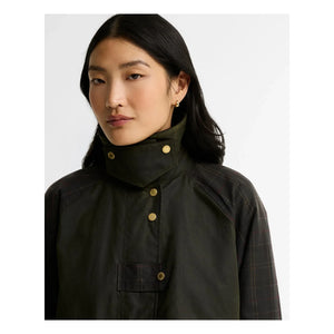 Barbour - Kirklees Checked Cotton Jacket | Dark Khaki