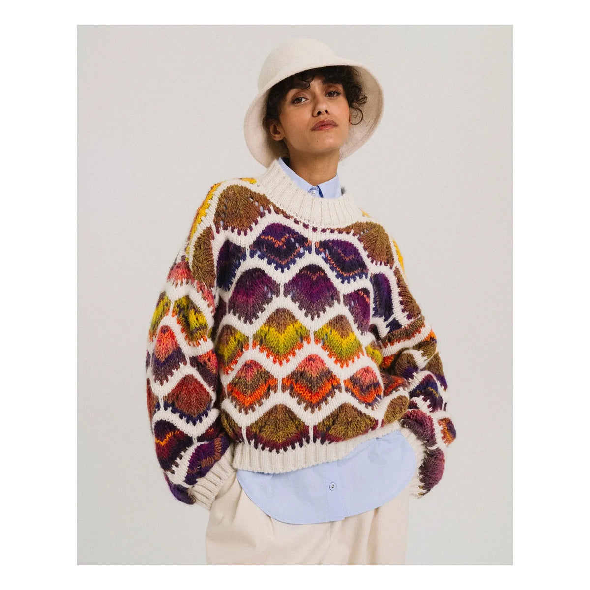 Tinsels - February Wool Sweater | Brown
