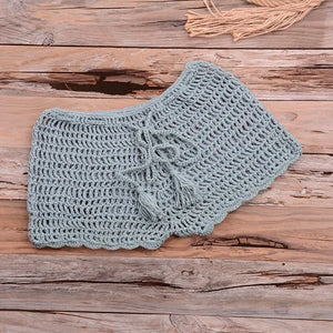 Jesminda - Knitted Lake Green Beach Shorts