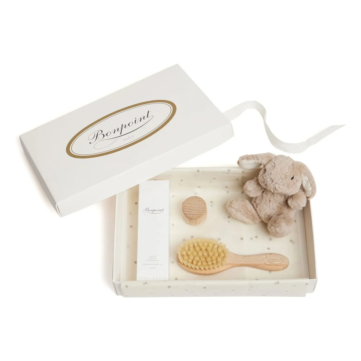 Bonpoint - Birth Brush Doudou and Oil Set