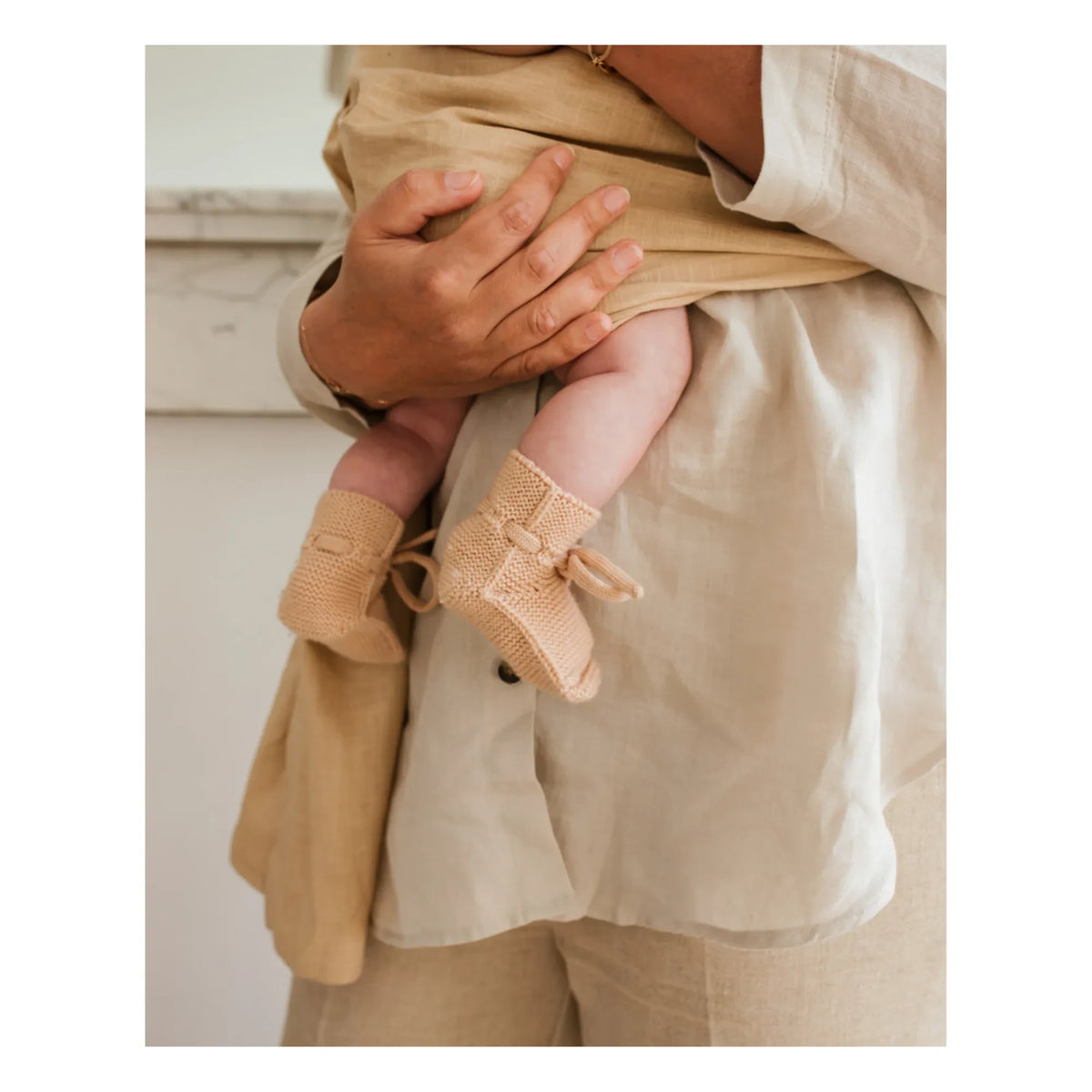 Hvid - Merino Wool Slippers | Pale Pink