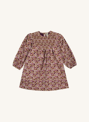 Bonton - Perle Fleurie Ruched Dress | Caramel